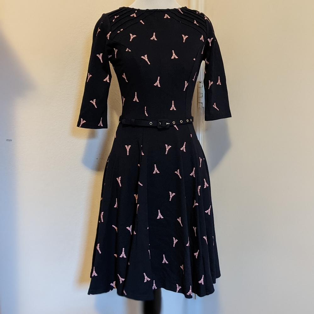 Unique Vintage Dark Blue w/Eiffel 🗼 Stephanie Fi